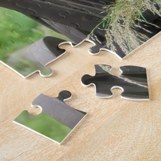 Zwei Hunde einen Mops Welpen und Boston Terrier in Puzzle (Seite)