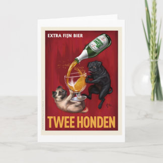 Zwei Hunde Karte