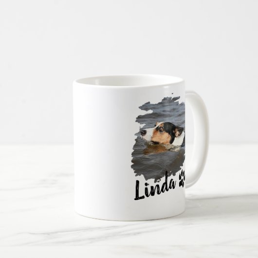 Zwei Hunde pro Cup Kaffeetasse (VorderseiteRechts)