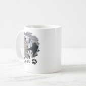 Zwei Hunde pro Cup Kaffeetasse (Vorderseite Links)
