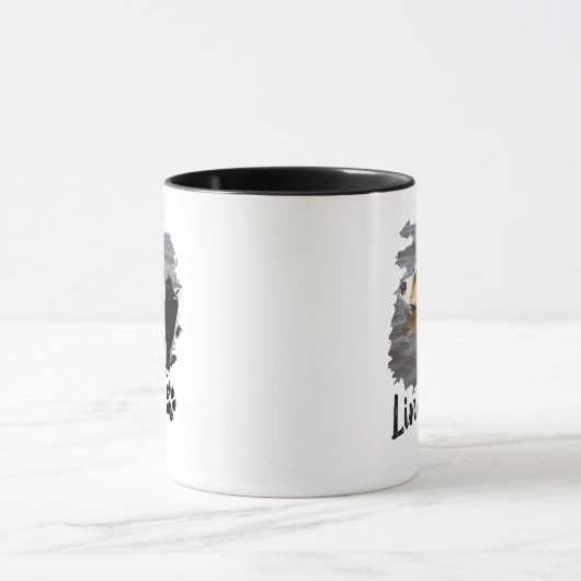 Zwei Hunde pro Cup Tasse (Zentrum)