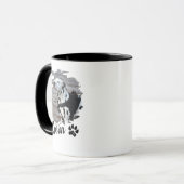 Zwei Hunde pro Cup Tasse (Vorderseite Links)