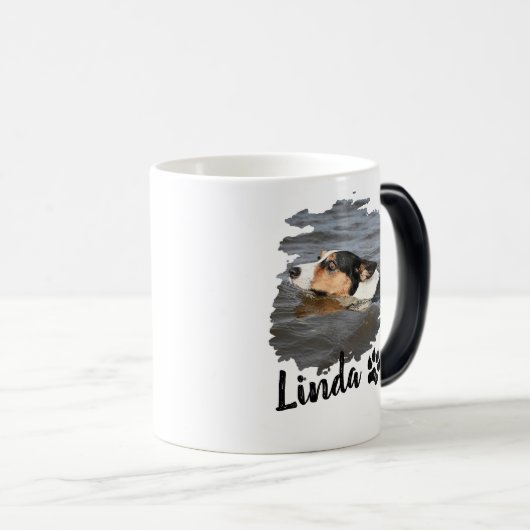 Zwei Hunde pro Cup Verwandlungstasse (VorderseiteRechts)