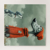 Zwei Hunde Puzzle (Horizontal)