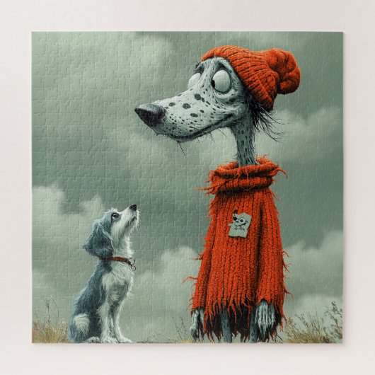 Zwei Hunde Puzzle (Vertikal)