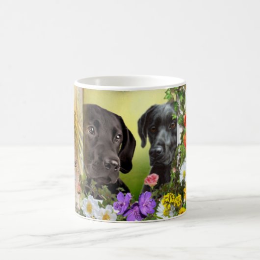 Zwei Hunde Tasse (Mittel)