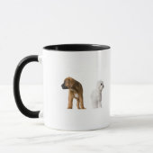 Zwei Hunde Tasse (Links)