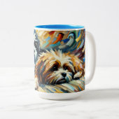 Zwei Hunde Tasse (VorderseiteRechts)