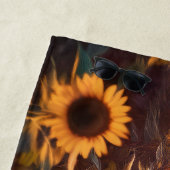 Zwei Hundekuchen Strandtuch (Beispiel)