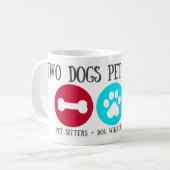 Zwei HundeTasse V 2 Kaffeetasse (Vorderseite Links)
