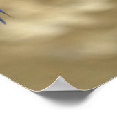 Zwei Hyacinth Macaws Poster (Ecke)