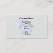 Zwei Hydrangea Lavender und Blau Visitenkarte (Vorderseite)