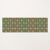 Zwei identische Abschnitte mit farbenfrohem geomet Yogamatte (Rückseite (Horizontal))