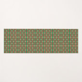 Zwei identische Abschnitte mit farbenfrohem geomet Yogamatte (Vorderseite (Horizontal))