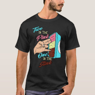 Zwei im rosa im Stink T-Shirt