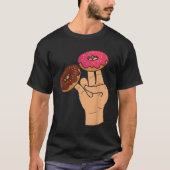 Zwei im rosa im stinkfarbenen Funny Shocker T-Shirt (Vorderseite)