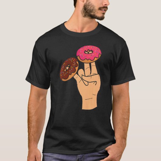 Zwei im rosa im stinkfarbenen Funny Shocker T-Shirt (Vorderseite)
