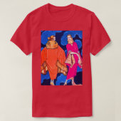 Zwei in den Morgenmänteln T-Shirt (Design vorne)