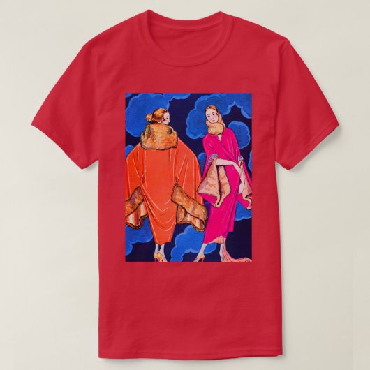 Zwei in den Morgenmänteln T-Shirt (Design vorne)