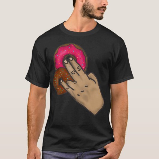 Zwei in der Pinky in der stinky kinky Astronautin T-Shirt (Vorderseite)