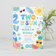 Zwei in der Sonne Junge Tropischer 2. Geburtstag