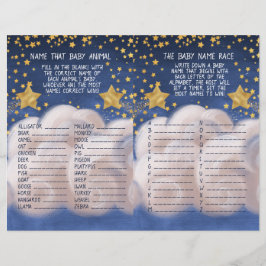 Zwei in einem Baby Animal & Baby Name Race Games