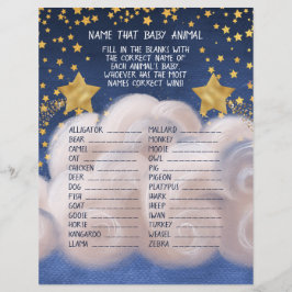 Zwei in einem Baby Animal & Baby Name Race Games