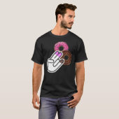 Zwei in Rosa eins in der stinkenden Sonne Donut Lo T-Shirt (Vorne ganz)