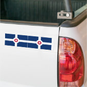 ZWEI Indianapolis-Flagge Autoaufkleber (Auf Lkw)
