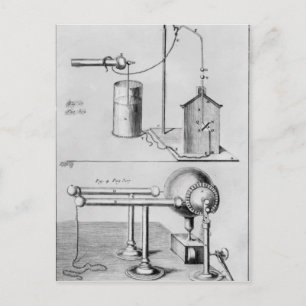 Zwei Instrumente zur Untersuchung der Elektrizität Postkarte