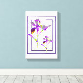 Zwei Ire ~ Canvas Print Leinwanddruck (Insitu (Holzboden))