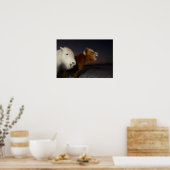 Zwei isländische Pferde Poster (Küche)