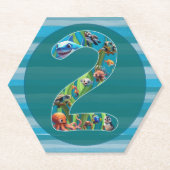 Zwei Jahre alt: Untersetzer in Papierform (Vorderseite)