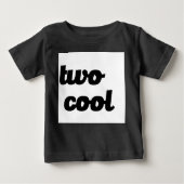 ZWEI JAHRE ALT ZU COOL FUNNY HIPSTER KIDS BABY T-SHIRT (Vorderseite)