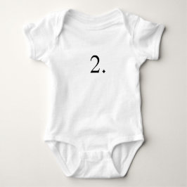 Zwei Jahre alter Baby Bodysuit Baby Strampler