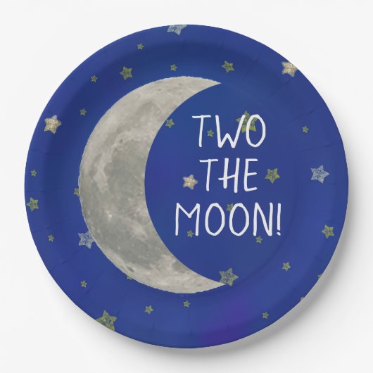 Zwei Jahre Mond, 2. Pappteller (Vorderseite)