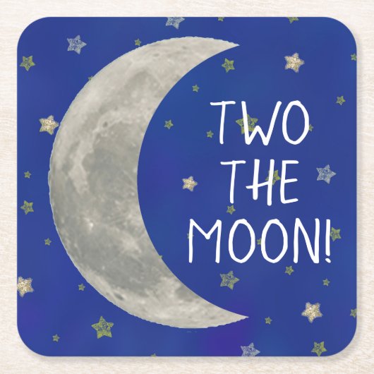 Zwei Jahre Mond, 2. Rechteckiger Pappuntersetzer (Vorderseite)