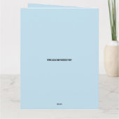 ZWEI JAHRESKARTE DANKESKARTE (Rückseite)