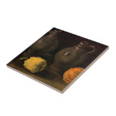 Zwei Jars und zwei Pumpkins von Vincent van Gogh Fliese (Seite)