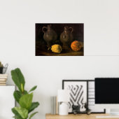 Zwei Jars und zwei Pumpkins von Vincent van Gogh Poster (Heimbüro)