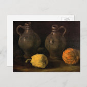 Zwei Jars und zwei Pumpkins von Vincent van Gogh Postkarte (Vorne/Hinten)