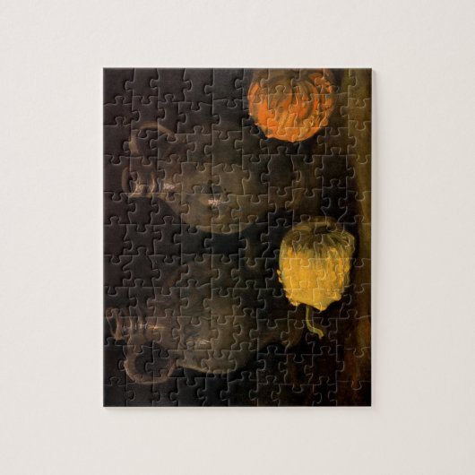 Zwei Jars und zwei Pumpkins von Vincent van Gogh Puzzle (Vertikal)