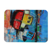 Zwei Jolly-Fischerboote 2012 Magnet (Horizontal)