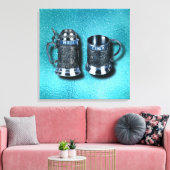 Zwei Jubiläumsfeiern Tasse für Bier Leinwanddruck (Insitu (Wohnzimmer))