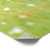 Zwei junge Braunbärenfreunde Poster (Ecke)