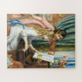 Zwei junge Mädchen am Piano von Auguste Renoir Art Puzzle (Horizontal)