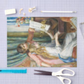 Zwei junge Mädchen am Piano von Auguste Renoir Art Seidenpapier (Handwerk)