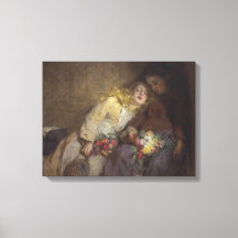 Zwei junge Mädchen kehren Zuhause zurück