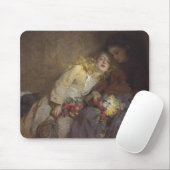 Zwei junge Mädchen kehren Zuhause zurück Mousepad (Mit Mouse)