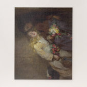 Zwei junge Mädchen kehren Zuhause zurück Puzzle (Vertikal)